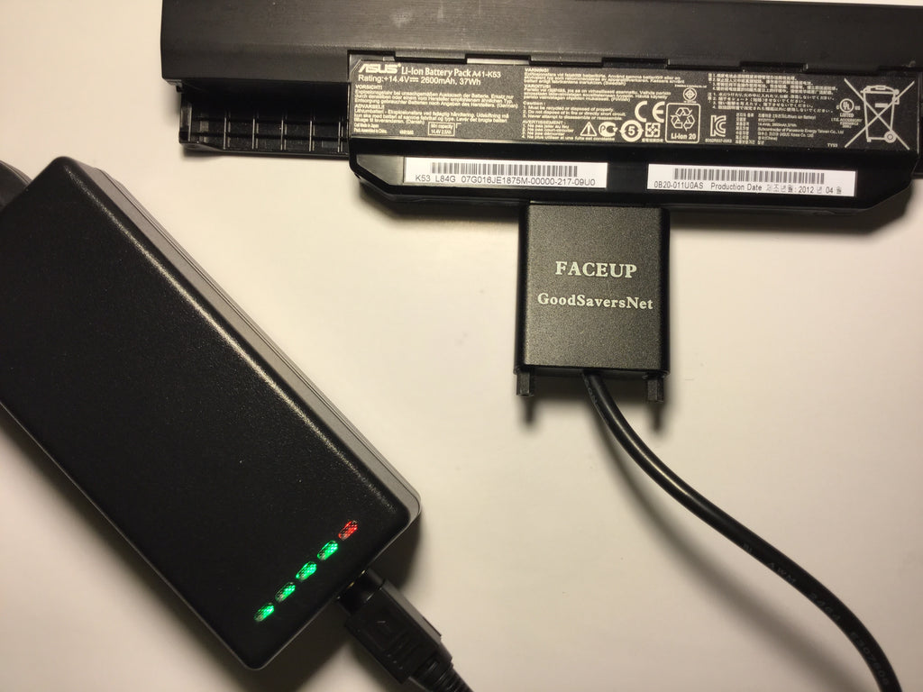 GSPREMIER® External Laptop Battery Charger For ASUS A32K53 14.4V AND 14.8V BATTERY 9 PINS (BATTERY IS NOT INCLUDED)