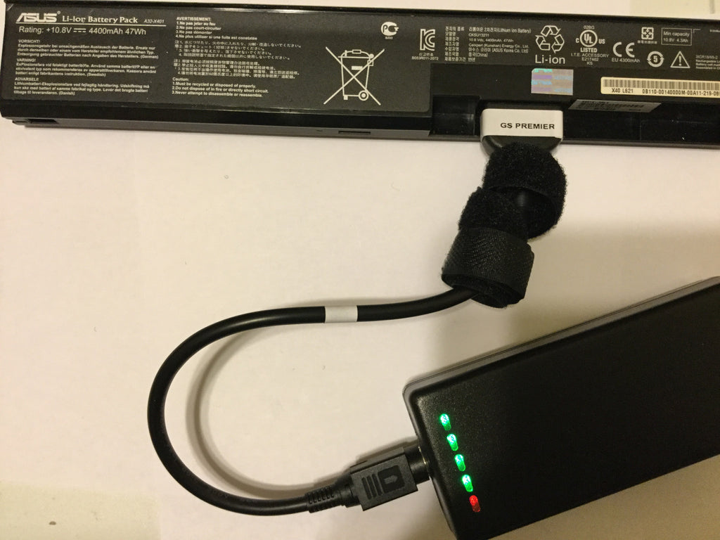 GSPREMIER® External Laptop Battery Charger For ASUS A41 X550A 14.4V AND 14.8V BATTERY 9 PINS (BATTERY IS NOT INCLUDED)