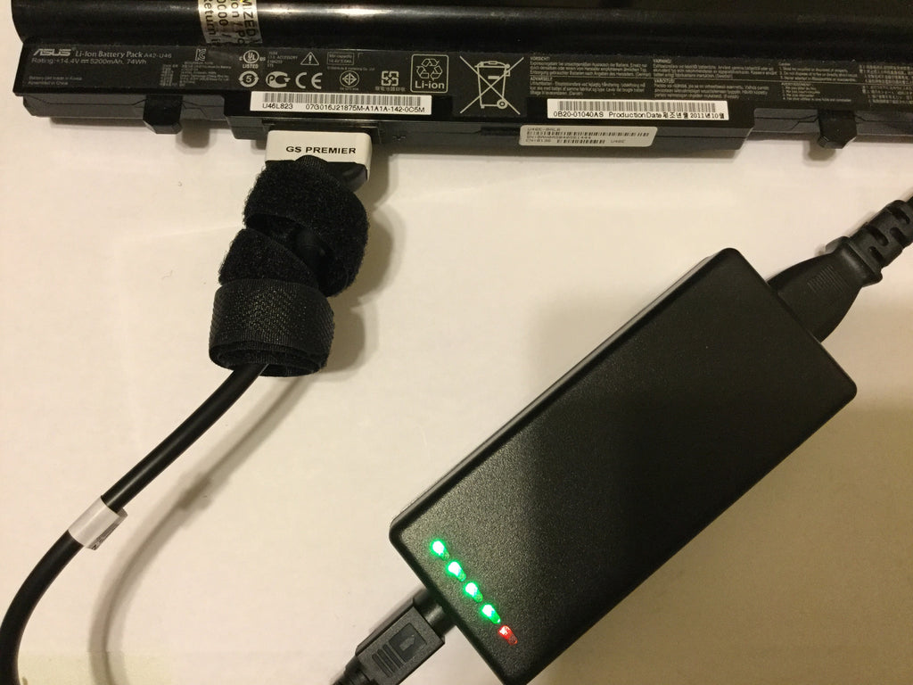 GSPREMIER® External Laptop Battery ChargerFOR ASUS  14.4V A41U56/U46 AND MORE 9 PINS(BATTERY IS NOT INCLUDED)