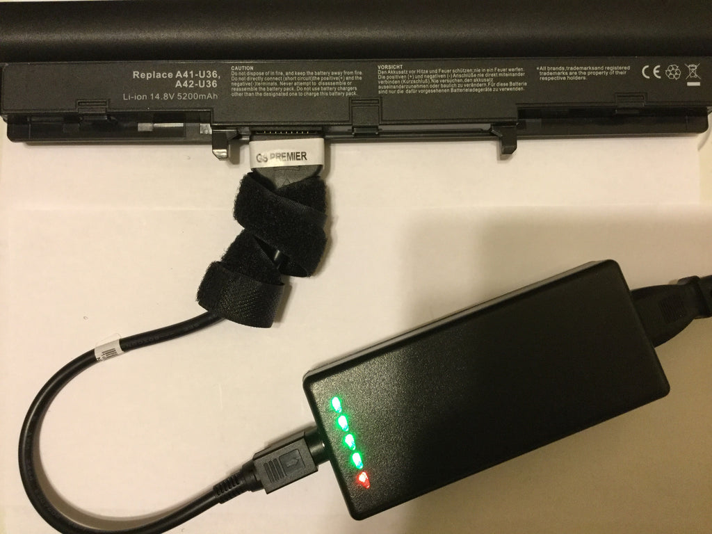 GSPREMIER® External Laptop Battery Charger FOR ASUS U32/U44/U82/U84/X32/U36 A42U36 MORE 9 PINS(BATTERY IS NOT INCLUDED)