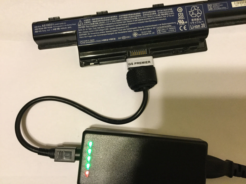 GSPREMIER® External Laptop Battery Charger For ACER 10B73 Aspire 5745 3820T 3810T AS10D31 BATTERY 8 PINS (BATTERY IS NOT INCLUDED)