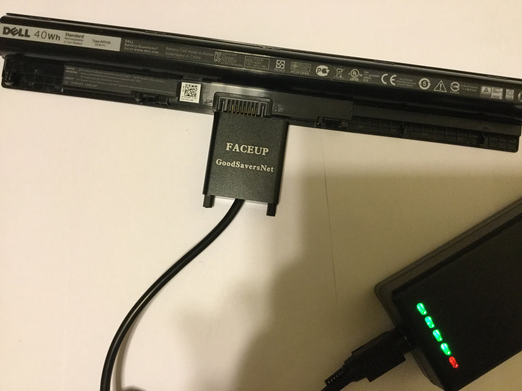 GSPREMIER® External Laptop Battery Charger for Dell INSPIRON FOR M5Y1K  8 PINS MORE BATT(BATTERY IS NOT INCLUDED)