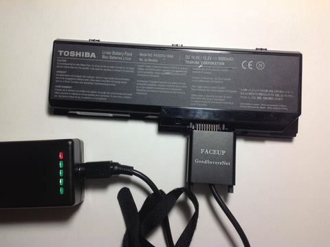 External Laptop Battery Charger  FOR Toshiba PA5024 and more (BATTERY IS NOT INCLUDED)